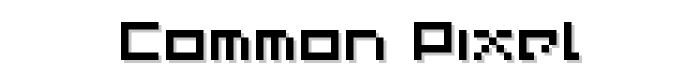 Common Pixel font